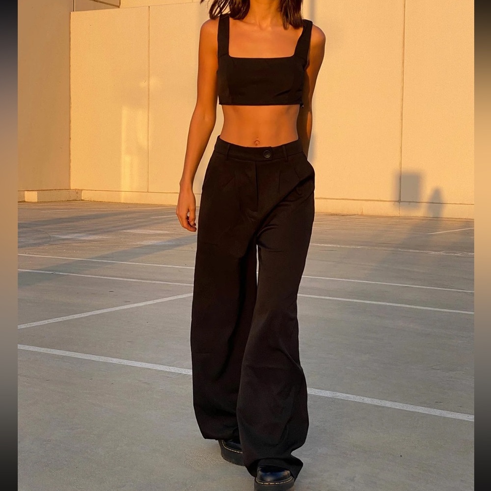 Princess Polly Huxley Set Black